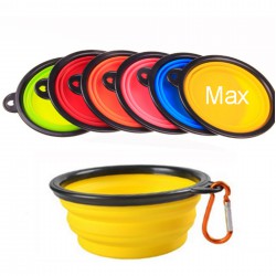 Collapsible Silicone Pet Bowl Pet Food  Dish
