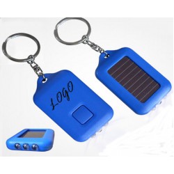 Mini Solar Flashlight Keychain